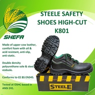 STEELE Safety Shoes High-Cut model K801 size 9" (43)