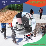 Anti-Slip Silicone Spikes Shoe Cover Crampons 1 Pair 8 Nails Ice Gripper Hiking Cleats Spikes Ice Fl