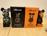 Bearbrick bape & milo cleverin