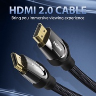 [2M - B05] Vention High Speed Nylon Braided HDMI Cable v2.0 4K