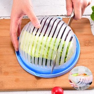 Creative Salad cutting bowl Salad Cutter Bowl Kitchen Gadget Fruit Vegetable Slicers Cutter Salad Ma
