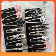 Set of 15 Korean Style Min Min Hairpins for Women orange Piece