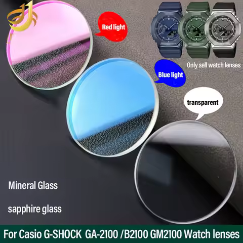 For G-SHOCK Casio GA-2100 GA-B2100 GM2100 Sapphire glass Casio Watch Mirror Replacement Accessories 