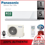 Panasonic 2.0hp Aircond CS-PN18XKH &amp; CUPN18XKH Standard Non-Inverter Air Conditioner - R410a