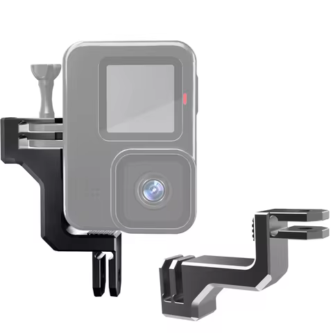 For Gopro 12 11 10 9 CNC Action camera Vertical Bracket Adjusting Arm Mount Adapter Vertical Shootin