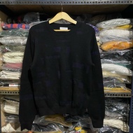 Customellow Pattern Knit Black Size 100 64x54