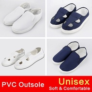 Esd Shoes kasut PVC esd Cleanroom Shoes Anti Static Shoes Putih Unisex Safety ESD Shoe Four Eye four