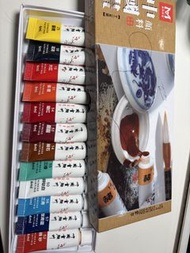 中國畫顏料 12色 水彩