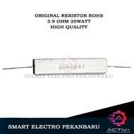 ORIGINAL ROHS RESISTOR 20 WATT 3.9 OHM 3R9 RESISTOR CHALK 20WATT 3.9OHM RESISTOR 20W 3.9 20 W RESIST