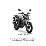 MERAH 871x0 k15 960 zar original AHM Astra Honda motorbike HGP genuine part stripe set r rapid red w