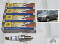 หัวเทียน แพลทตินัม Chevrolet Spin ชุด 4 หัว ระยะใช้งาน 60000 กม / Platinum Spark Plug : Hella PFM10R