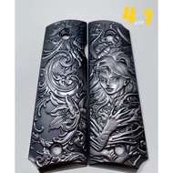 Metal three-dimensional relief, suitable for agk1911 and HMB1911. The weight is 125g.