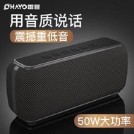 【嚴選好物】雷登x15 50w大功率無線音箱家用超重低音炮發燒級hifi立體聲