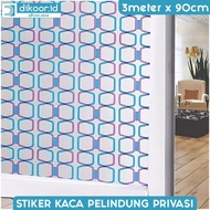 terbaru !!! (cod) wallpaper stiker kaca film buram untuk jendela sandblast self adhesive per rol 3m 