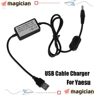 MAGIC Interphone Charger Walkie-talkie Cord Portable Sports USB Cable Cradle for Yaesu VX5R/VX6R/VX7