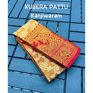 Kubera Pattu Soft Kanjiwaram Saree With Zari Weaving Kain Sari