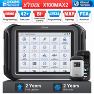 XTOOL X100 MAX2 J2534 IMMO Key Programming Full System Diagnostic Tool 42+Reset Topology Map