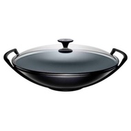 Le Creuset Cast Iron Wok with Glass Lid