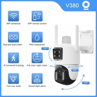 V380 Pro CCTV Camera Dual Lens Outdoor Two Way Audio PIR HD 2160P IP65 - MBP-3640G-BP3