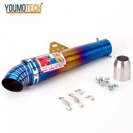 2 นิ้ว/51 มม. OPBR รถจักรยานยนต์ท่อไอเสียท่อ NLK ท่อจ่ายไฟ ปลายท่อสากลสำหรับ Yamaha Y15ZR R15 V3 LC1