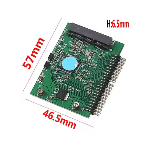 L69A MSATA SSD to 44 Pin IDE Converter Adapter As 2.5 Inch IDE HDD PCI E Express Sata Converter Adap