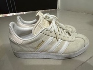 Adidas Gazelle 米白 UK4/22.5 CM