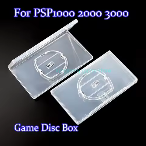 10PCS For PSP1000 PSP2000 PSP3000 PSP Game Disc CD Box For PSP 1000 2000 3000 UMD Disc Box Storage S