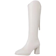 PINKEY P102 Restock Sepatu Long Boots Flat Boot Fashion
