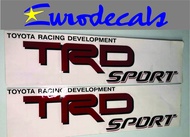 TRD Sport - Toyota Racing Development Cut out Sticker