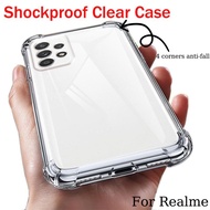 Shockproof Transparent Phone Case For Realme Note 50 C55 C51 5 5s 5i 9i 10 11 C67 C53 C21Y C25Y C30