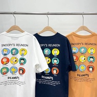 เสื้อยืดผ้าฝ้ายเสื้อยืด Call Me Again ลายใหม่ Snoopys Reunion ผ้าคอตตอน พร้อมส่ง