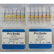 Endodontic files, cheap dental files, break-resistant flexible files, S3 Blue files
