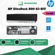 PC i5 HP EliteDesk 800 G3 SFF Intel Core i5 (7th Gen) / 8GB RAM / 240GB SSD / Win 11 Pro (Refurbishe