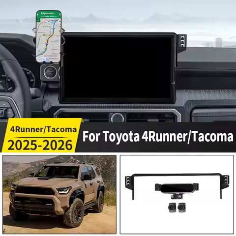 For 2024-2026 Toyota 4Runner Tacoma Navigation Screen Mobile Phone Bracket Interior Upgraded Accesso