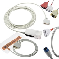 Reusable Oxygen saturation transducer Spo2 Sensor Disproable SPO2 sensor Extension cable C30 C60 20p