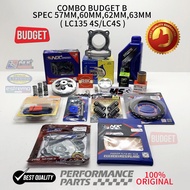 COMBO BUDGET (B) (LC135 4S ) SET UP SPEC 57MM,60MM,62MM,63MM (LC4S)