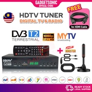 HDTV DVBT2 MyFreeview Digital TV Radio Tuner Decoder DVB T2 Malaysia MYTV Dekoder My Freeview Set To