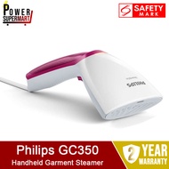 Philips GC350 Handheld Garment Steamer. 70 ml Tank Capacity. Vertical Steaming. Safety Glove Inlcuded. Express Delivery Guaranteed. singapore Local Seller
