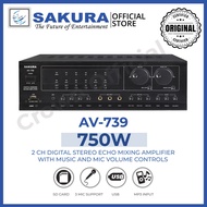 ✢◕SAKURA AV-739 750 WATTS MIXING AMPLIFIER