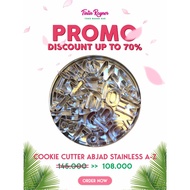 ABJAD COOKIE CUTTER (STAINLESS)