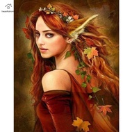 Bộ cô gái Tranh Đính Kim Cương tròn toàn bộ 5D tự làm đồ thủ công nghệ thuật trang trí gia đình 40x5