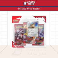 [READY STOCK] Pokemon TCG Scarlet & Violet Destined Rivals SV10 3-Pack Blister - Kangaskhan Zebstrik