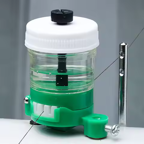 Thread Oil Pot Flat Car Silicone Cup With Magnet Sewing Machine Filter Nylon Thread Silicone Oil Pot