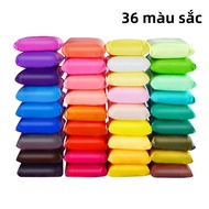 Trẻ Em DIY Bộ Đất Sét 36 Màu Siêu Nhẹ Không Khí Khô Để Tạo Hình Đất Sét Mềm Handmade Nghệ Thuật Tiếp