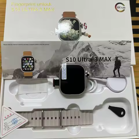 S10 Ultra 3 max Smartwatch 4G/5G Android OS GPS 2.29inch AMOLED Smart Watch Play Store Download TOUC