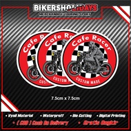 Cafe racer sticker - custom cafe racer moto sticker
