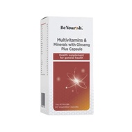 BENOURISH Multivitamins &amp; Minerals with Ginseng Plus Capsule 60s - 23 Essential Vitamins , Minerals &amp; Panax Ginseng