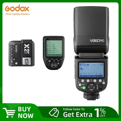 Godox V860III V860III-C V860III-N V860III-S Speedlite Camera Flash TTL HSS Flash for Canon Sony Niko