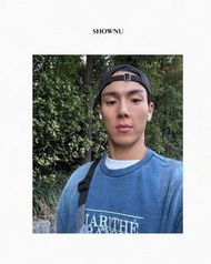 韓國 Marithe Francois Girbaud SHOWNU's pick Vintage Denim Classic Logo MTM 刺繡字 衛衣