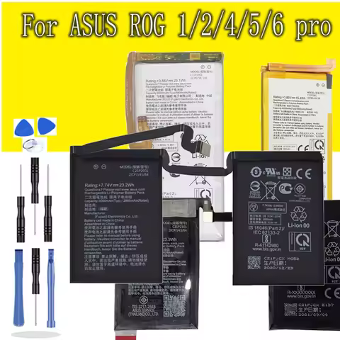 C11P1801 ZS600KL C11P1901 ZS660KL I001DA Battery For Asus ROG 1 2 3 5 6 ROG2 ROG3 ROG5 ROG6 Pro Phon